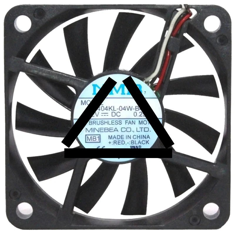 NMB 2404KL-04W-B49 12V 0.25A DC Brushless 3 Wires Axial Cooling Fan