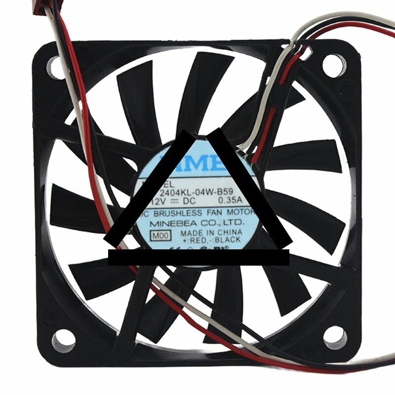 NMB 2404KL-04W-B59 DC 12V 0.35A 6010 Axial Brushless Cooling Fan