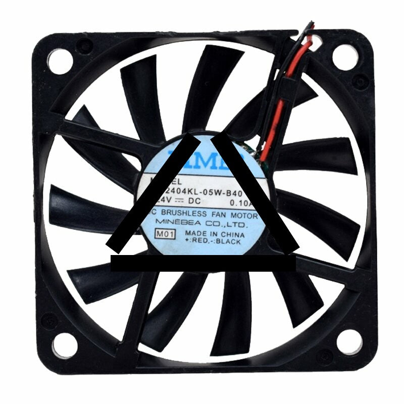 NMB 2404KL-05W-B40 DC 24V 0.10A 6010 Axial Brushless Cooling Fan