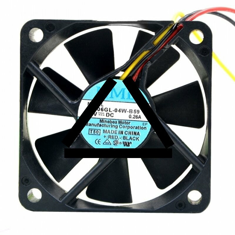 NMB 2406GL-04W-B59 DC 12V 0.26A 2 Wires / 3 Wires Axial Cooling Fan