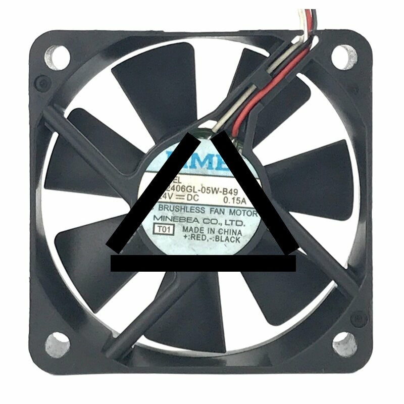 NMB 2406GL-05W-B49 DC 24V 0.15A 6015 Axial Cooling Fan