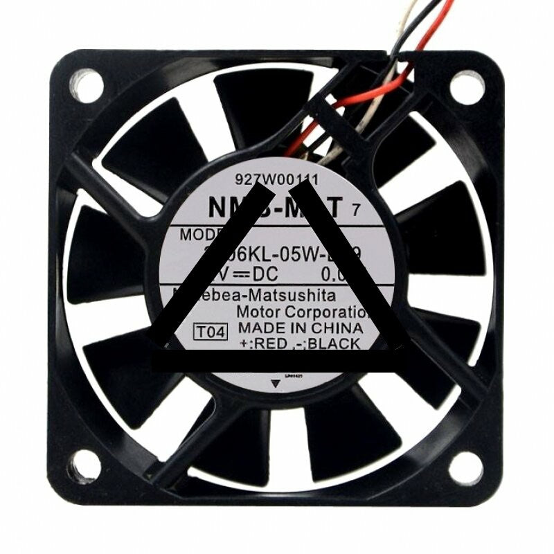 NMB 2406KL-05W-B19 DC 24V 0.05A 3 Wires Axial Cooling Fan