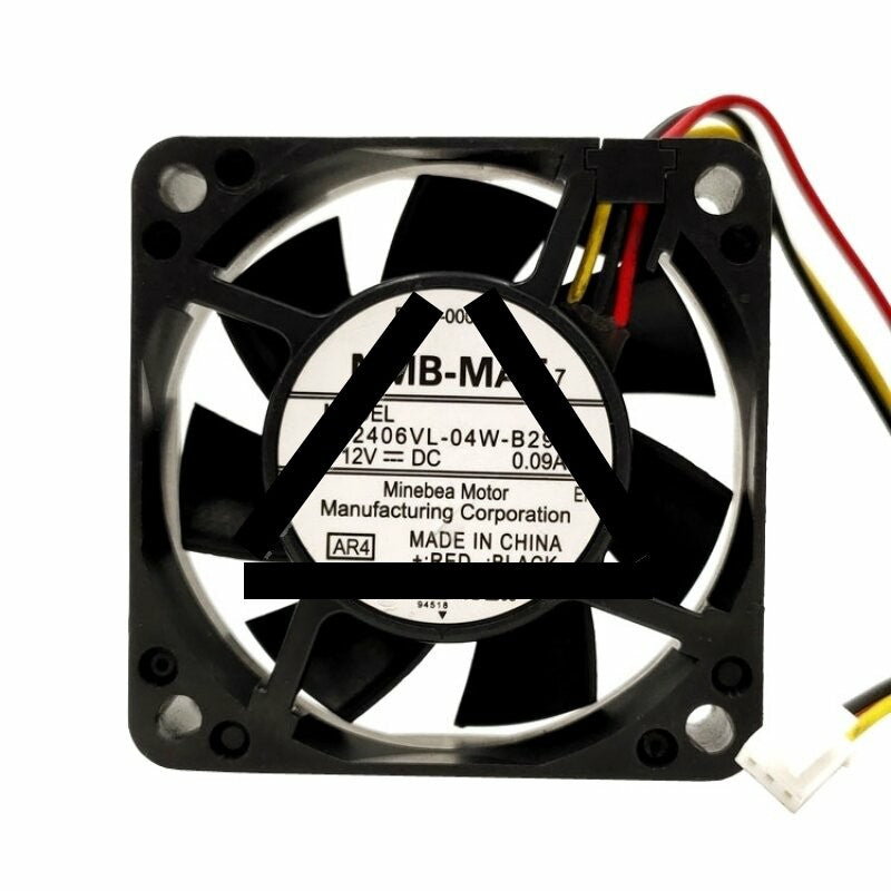 NMB 2406VL-04W-B29 DC 12V 0.09A 2 Wires / 3 Wires Axial Cooling Fan