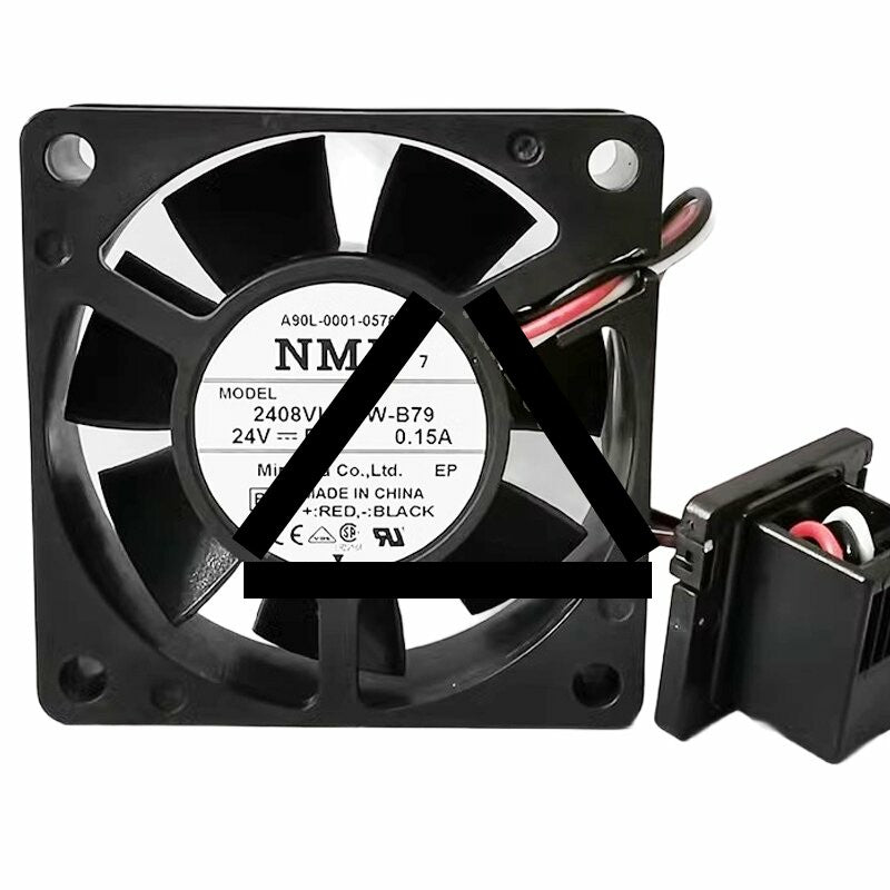 NMB 2408VL-S5W-B79 DC 24V 0.15A 6020 Axial Cooling Fan