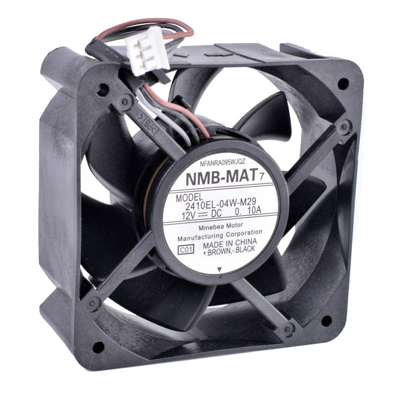 مروحة تبريد صامتة NMB 2410EL-04W-M29 DC12V 0.10A