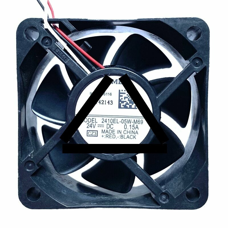 NMB 2410EL-05W-M69 DC 24V 0.15A 3 Wires Axial Cooling Fan