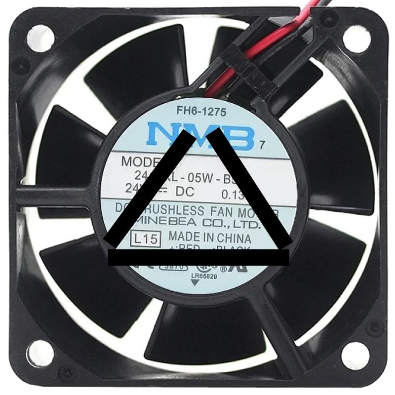 NMB 2410KL-05W-B50 24V 0.13A DC Brushless 2 Wires Axial Cooling Fan