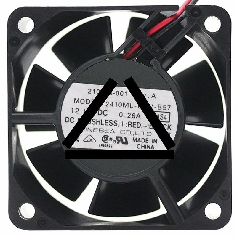 NMB 2410ML-04W-B57 12V 0.26A 2 / 3 Wires Axial Cooling Fan