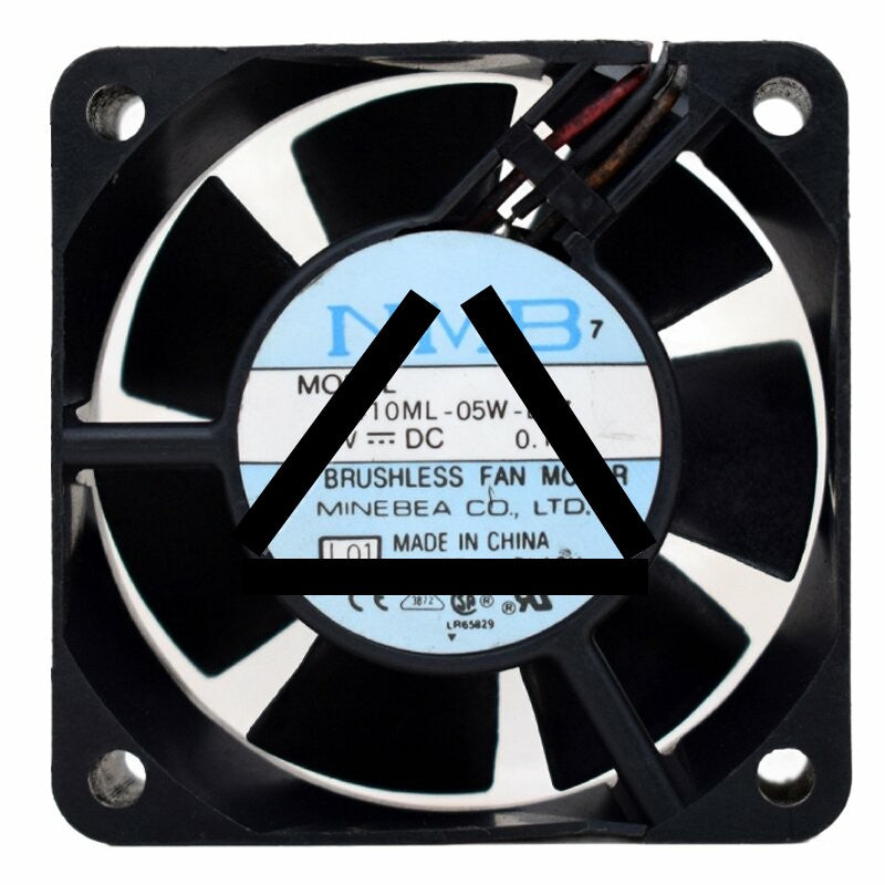 NMB 2410ML-05W-B67 DC 24V 0.17A 6025 Axial Brushless Cooling Fan