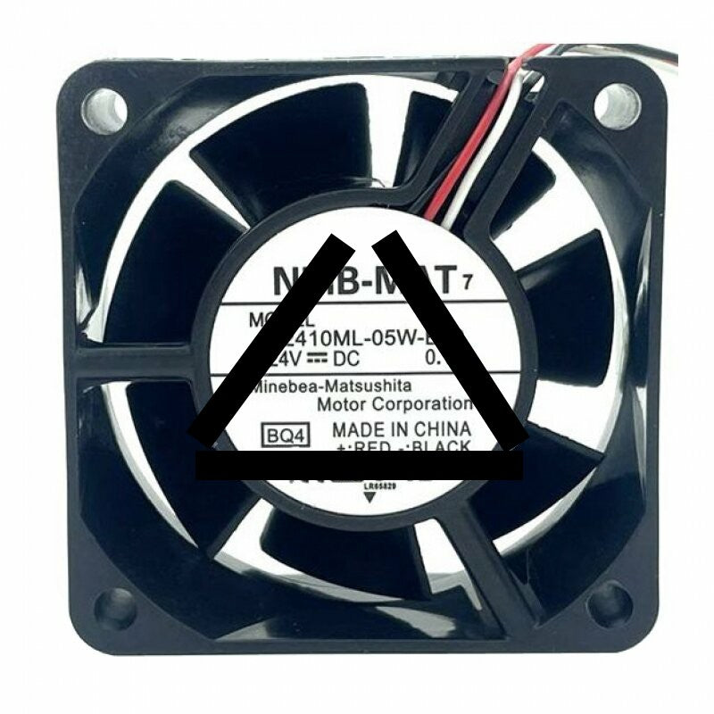 NMB 2410ML-05W-B69 DC 24V 0.17A 3 Wires Axial Cooling Fan