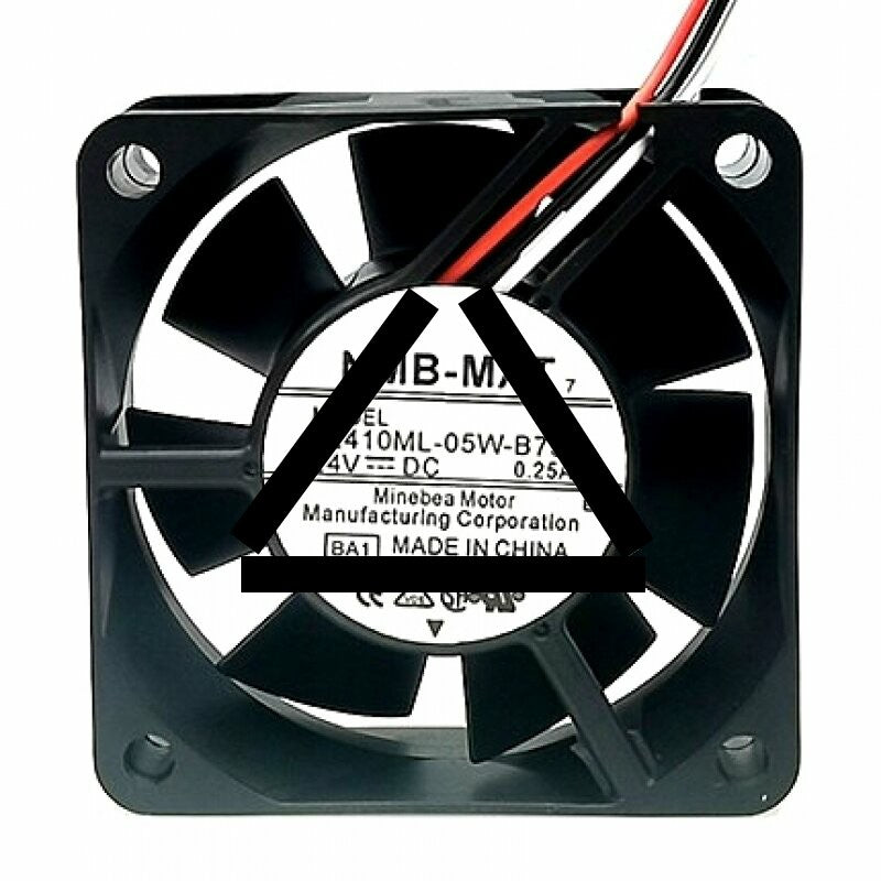 NMB 2410ML-05W-B79 DC 24V 0.25A 3 Wires Axial Cooling Fan