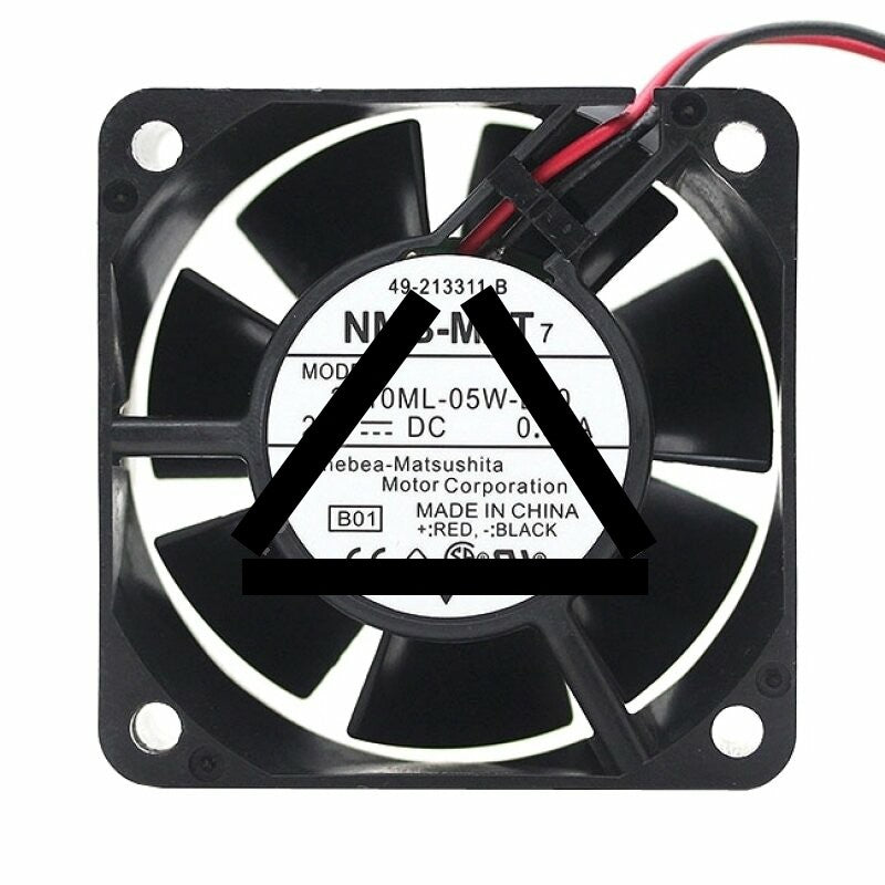 NMB 2410ML-05W-B80 DC 24V 0.34A 2 Wires / 3 Wires Axial Cooling Fan