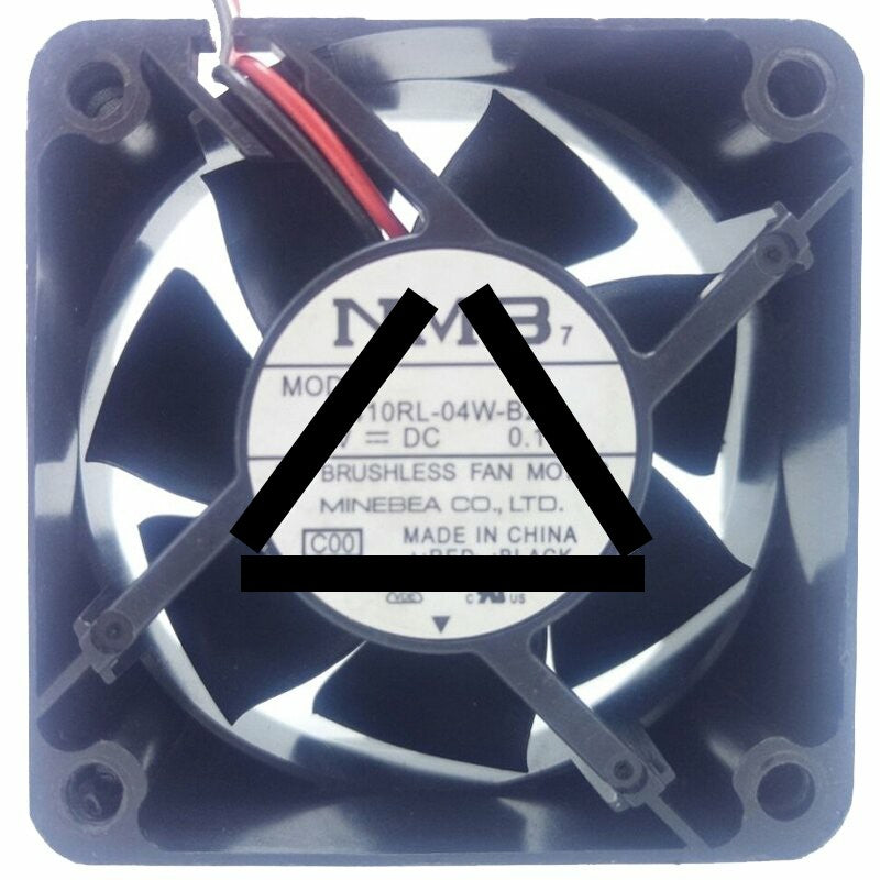 NMB 2410RL-04W-B20 DC 12V 0.10A 2 Wires Brushless Axial Cooling Fan