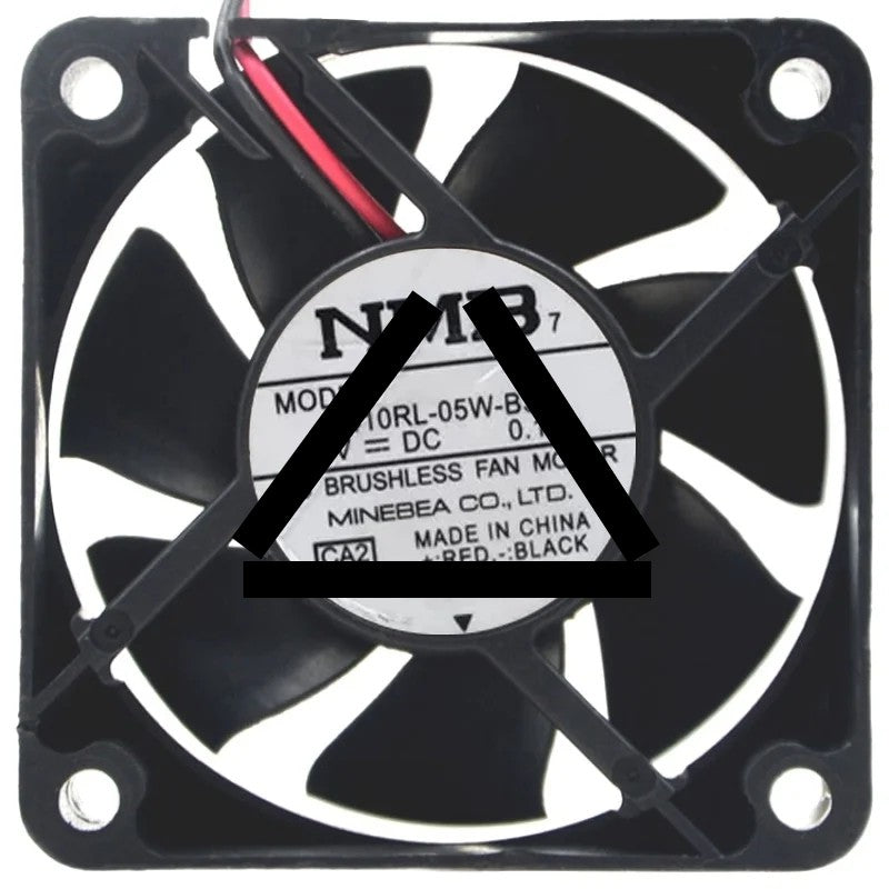 NMB 2410RL-05W-B30 DC 24V 0.10A 2 Wires Axial Cooling Fan