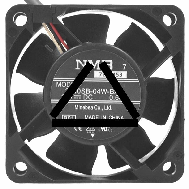 NMB 2410SB-04W-BA9 DC 12V 0.66A 2 Wires / 3 Wires Axial Cooling Fan