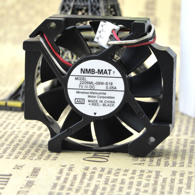 NMB 26ML-09W-S19 7V 0.05A 5.7CM 57*52MM مروحة تبريد USB صامتة شحن مجاني