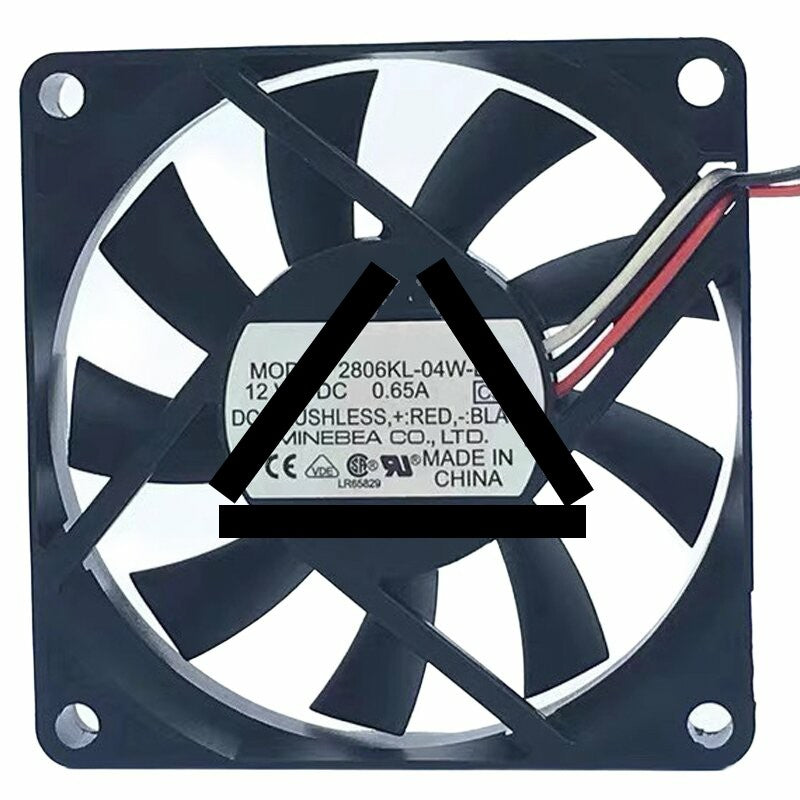 NMB 2806KL-04W-B89 DC 12V 0.65A 7015 Axial Brushless Cooling Fan