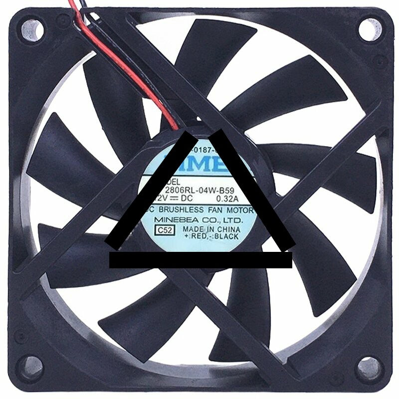 NMB 2806RL-04W-B59 12V 0.32A DC Brushless Cooling Fan