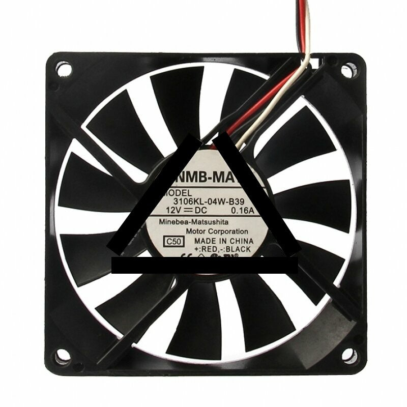 NMB 3106KL-04W-B39 DC 12V 0.16A 3 Wires Axial Cooling Fan