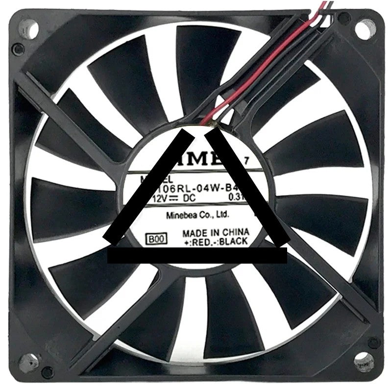 NMB 3106RL-04W-B40 DC 12V 0.31A 2 Wires Axial Cooling Fan