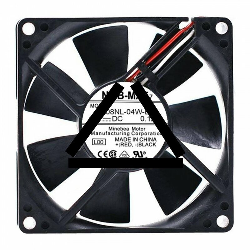 NMB 3108NL-04W-B10 DC 12V 0.12A 3 Wires Axial Cooling Fan