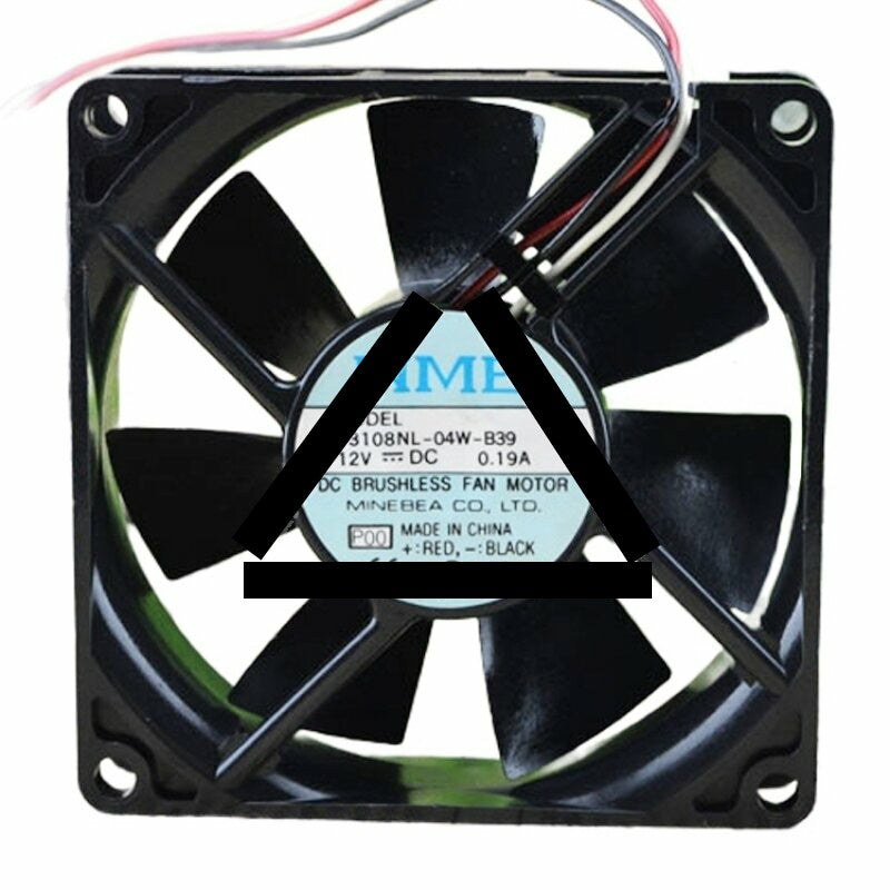 NMB 3108NL-04W-B39 DC 12V 0.19A 3 Wires Axial Cooling Fan