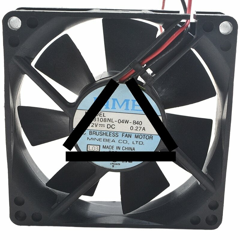 NMB 3108NL-04W-B40 DC 12V 0.27A 8020 Axial Brushless Cooling Fan