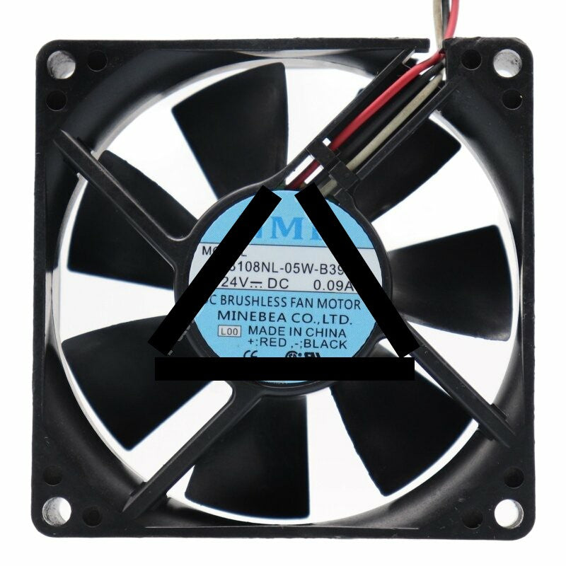 NMB 3108NL-05W-B39 DC 24V 0.09A 8020 Axial Brushless Cooling Fan
