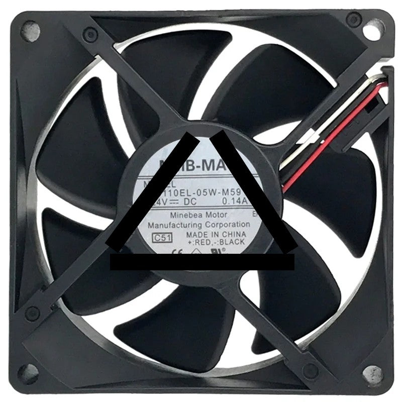 NMB 3110EL-05W-M59 DC 24V 0.14A 3 Wires Axial Cooling Fan