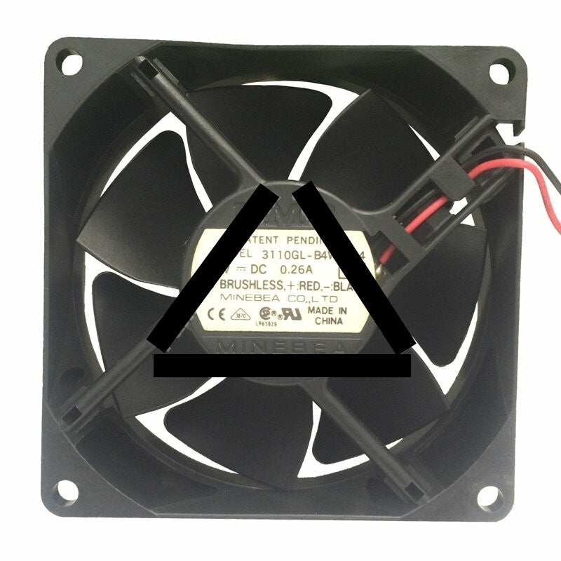 NMB 3110GL-B4W-B44 DC 12V 0.26A 2 Wires Axial Cooling Fan