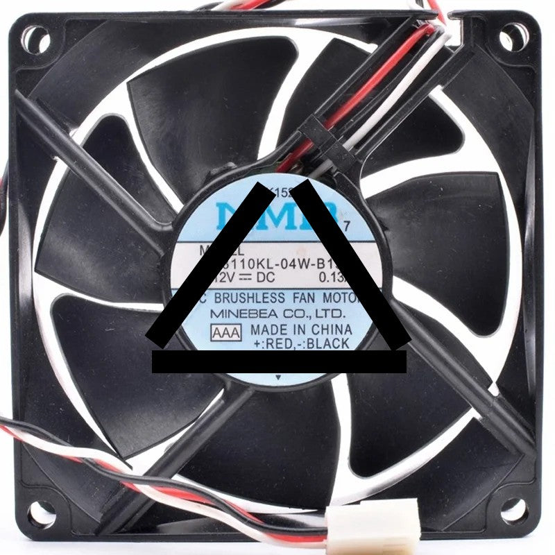 NMB 3110KL-04W-B19 12V 0.13A DC Brushless 3 Wires Axial Cooling Fan