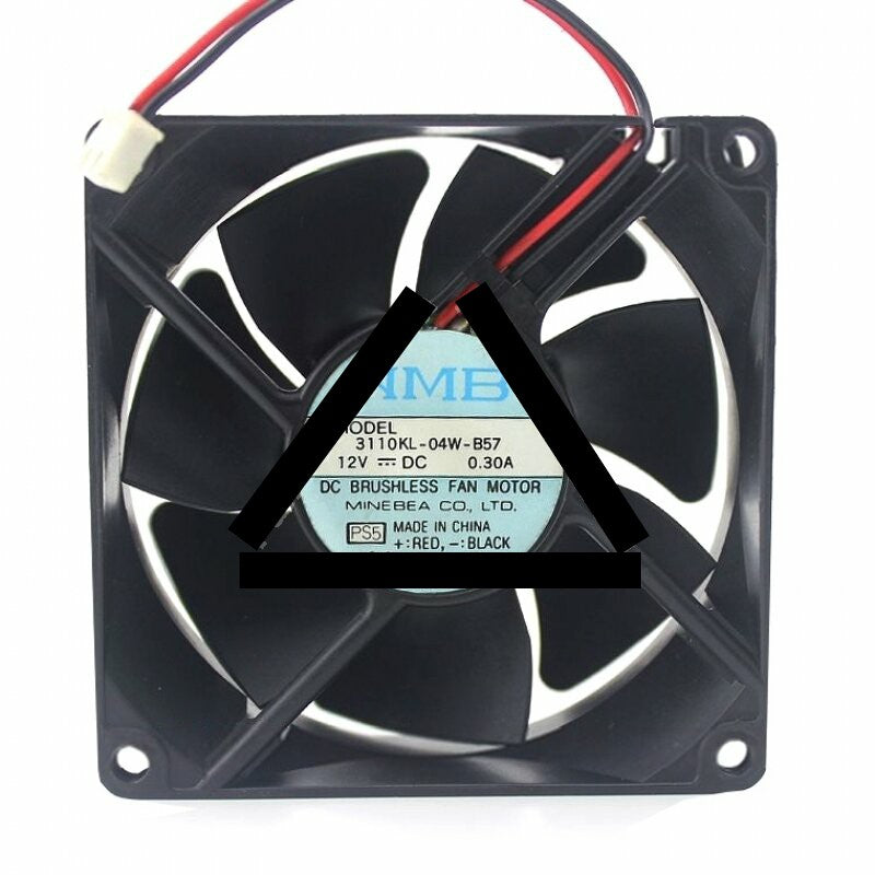 NMB 3110KL-04W-B57 DC 12V 0.30A 2 Wires / 3 Wires Axial Cooling Fan