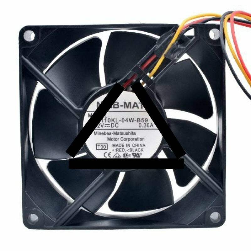 NMB 3110KL-04W-B59 DC 12V 0.30A 3 Wires Axial Cooling Fan