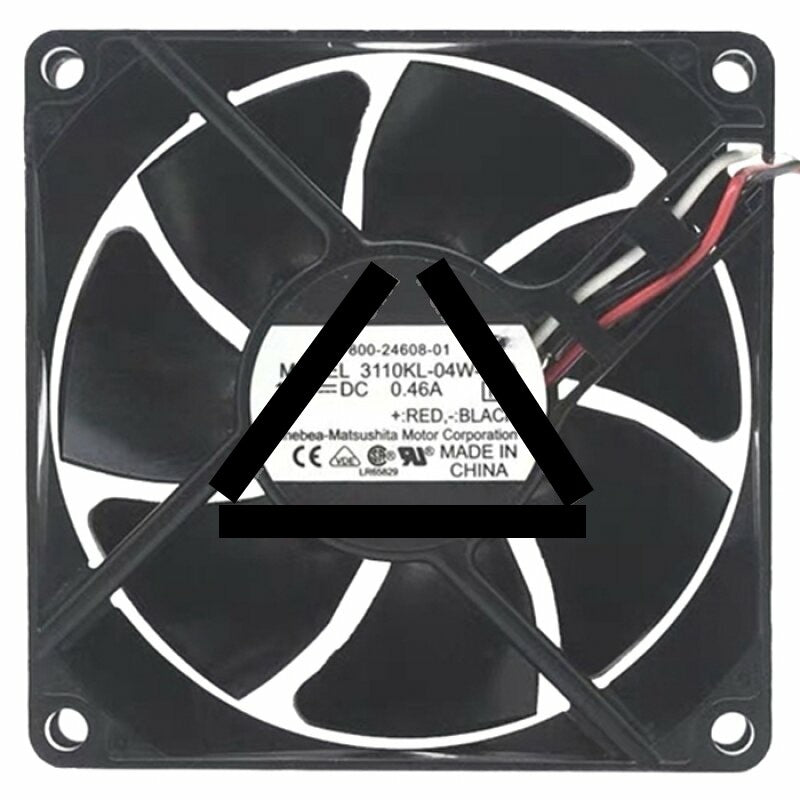 NMB 3110KL-04W-B89 DC 12V 0.46A 2 Wires / 3 Wires Axial Cooling Fan