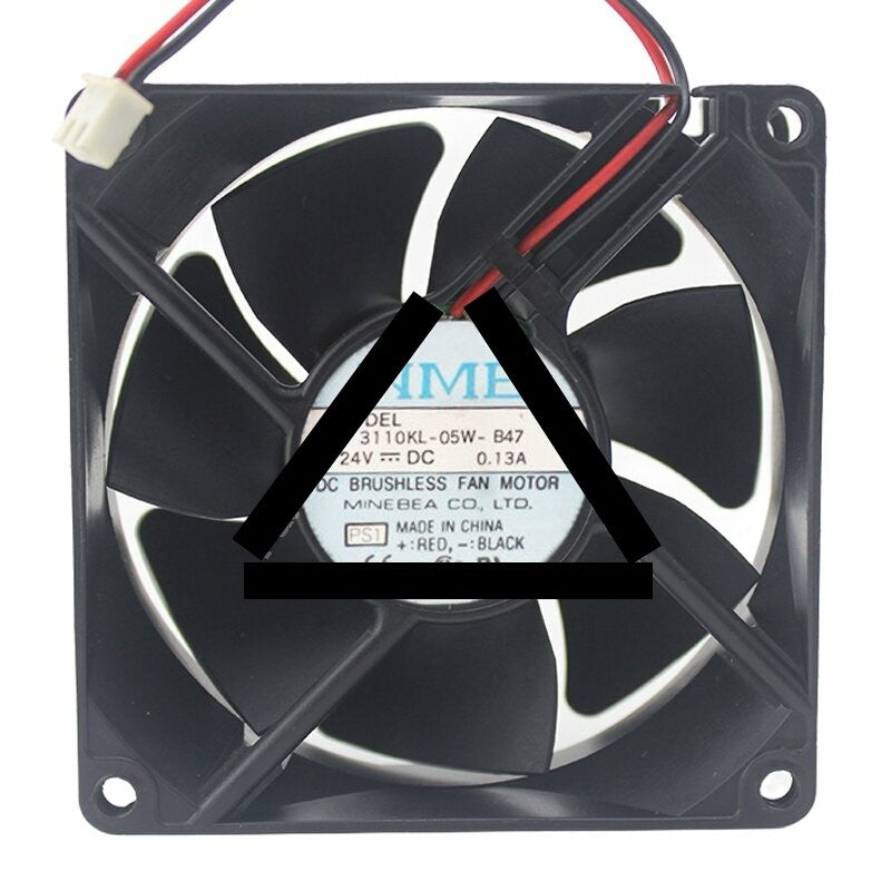 NMB 3110KL-05W-B47 DC 24V 0.13A 8025 Axial Brushless Cooling Fan