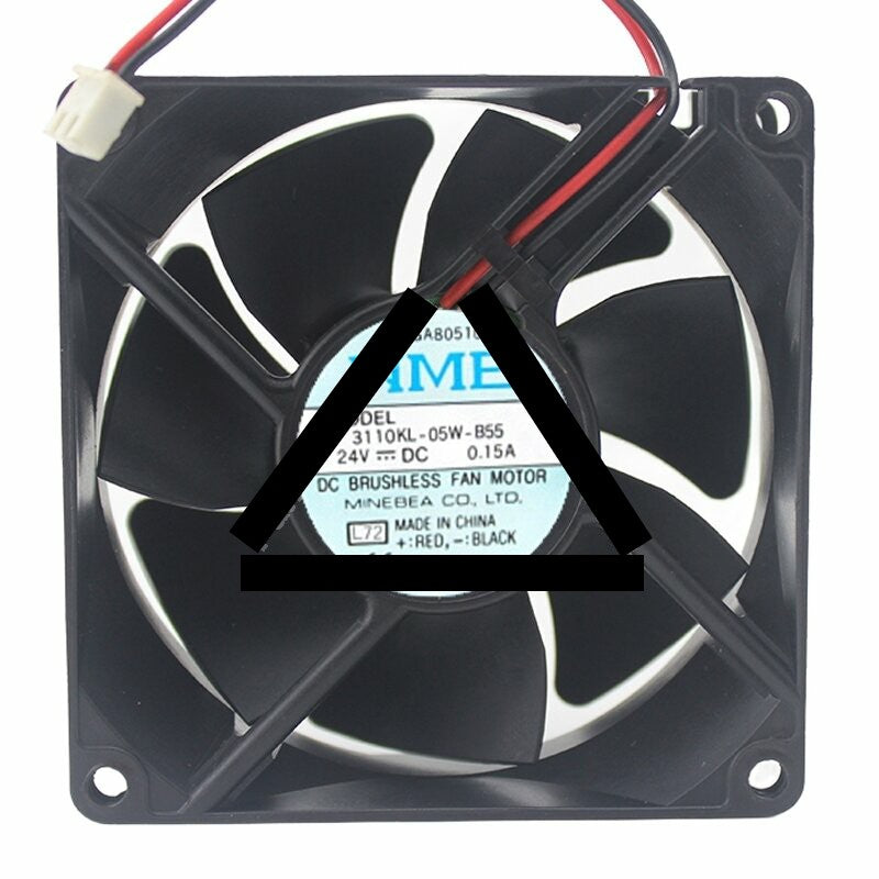 NMB 3110KL-05W-B55 DC 24V 0.15A 8025 Axial Brushless Cooling Fan