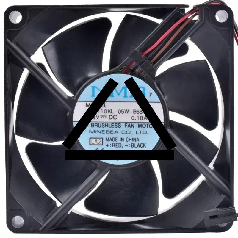 NMB 3110KL-05W-B68 24V 0.18A DC Brushless 3 Wires Axial Cooling Fan