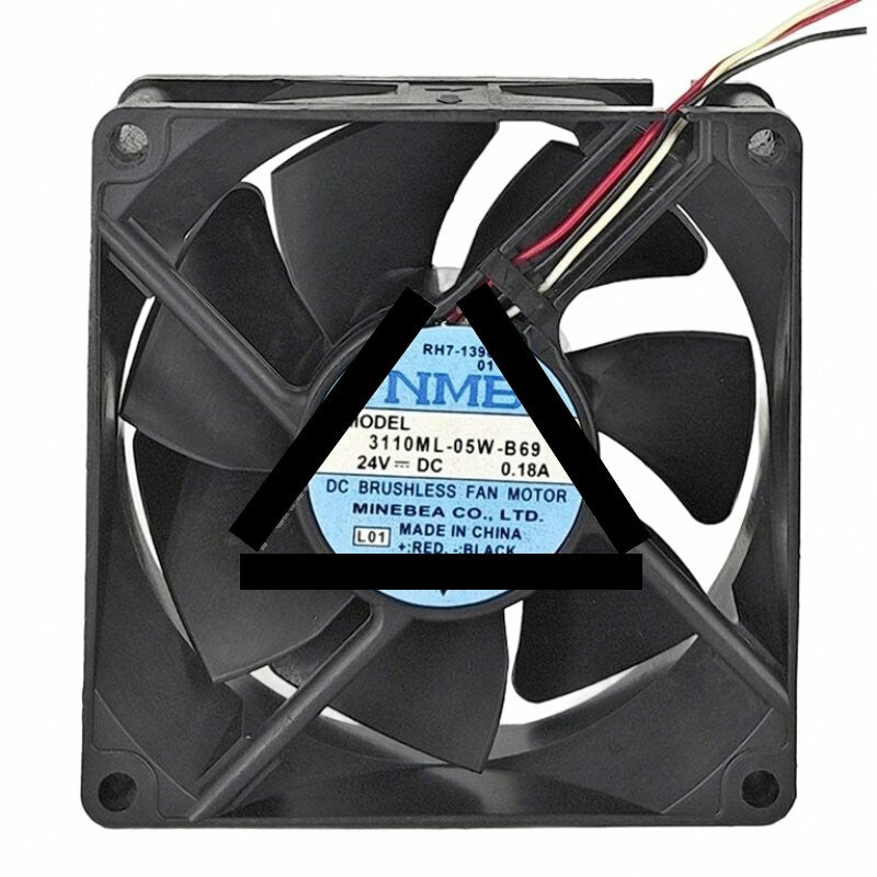 NMB 3110ML-05W-B69 DC 24V 0.18A 8025 Axial Cooling Fan