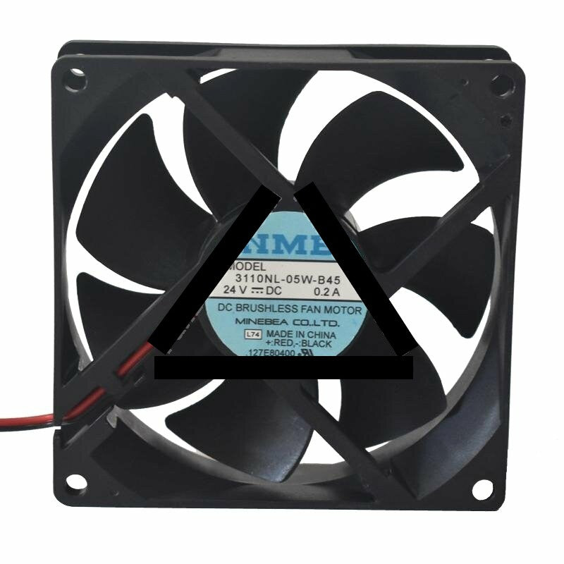 NMB 3110NL-05W-B45 DC 24V 0.2A 2 Wires / 3 Wires Axial Cooling Fan
