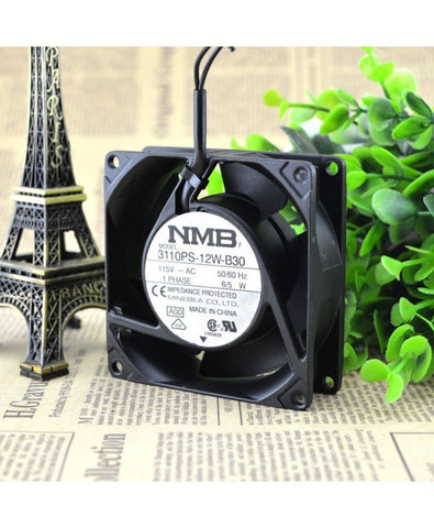 Original NMB 3110PS-12W-B30 115V 6/5W 8025 fan