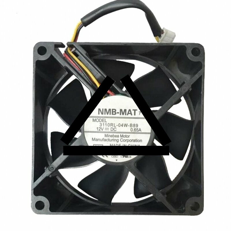 NMB 3110RL-04W-B89 DC 12V 0.65A 3 Wires Axial Cooling Fan