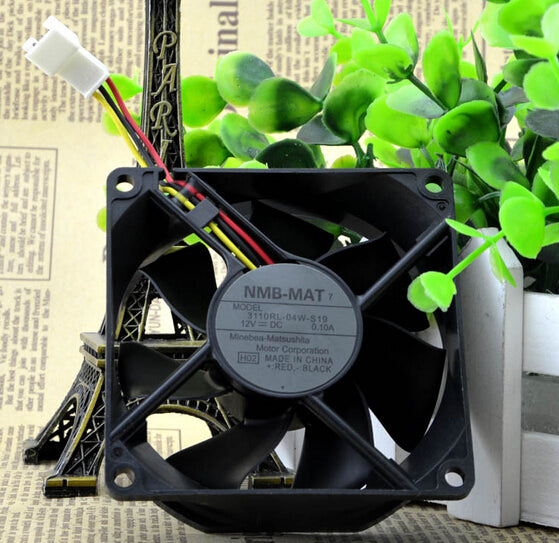 NMB 3110RL-04W-S19 DC 8025 12V 0.1A 80*80*25Cooling fan cooling fan