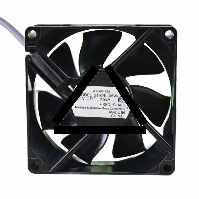 NMB 3110RL-05W-B69 DC 24V 0.22A 2 Wires / 3 Wires Axial Cooling Fan