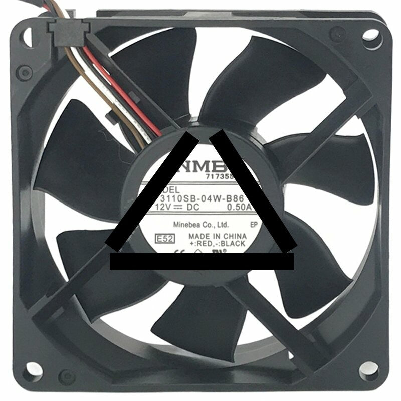 NMB 3110SB-04W-B86 DC 12V 0.50A 2 / 3 / 4 Wires 8025 Axial Cooling Fan