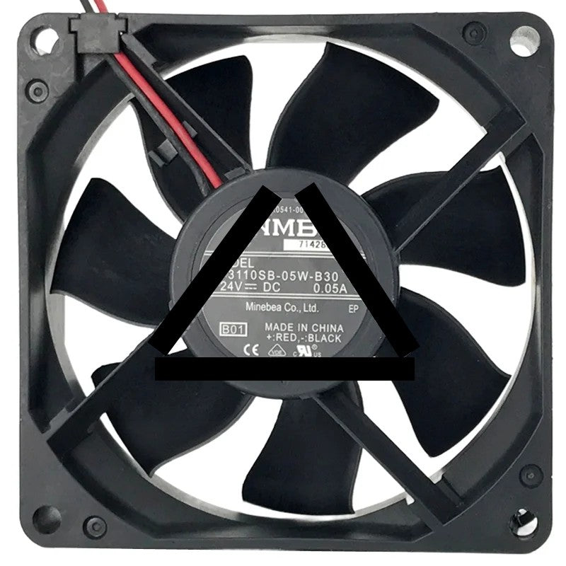 NMB 3110SB-05W-B30 24V 0.05A 2 Wires Axial Cooling Fan