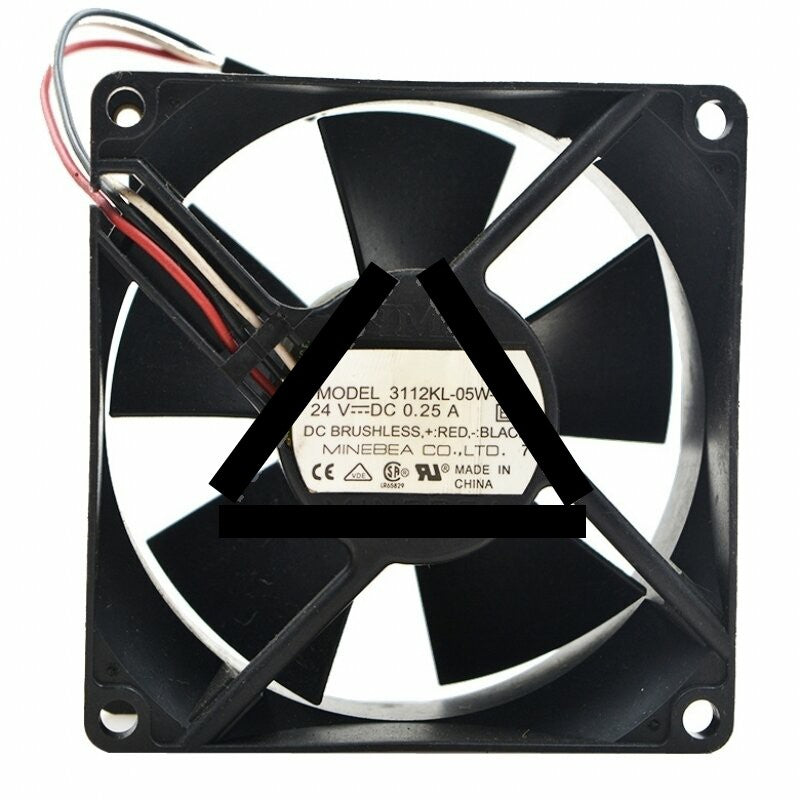 NMB 3112KL-05W-B59 DC 24V 0.25A 3 Wires Axial Cooling Fan