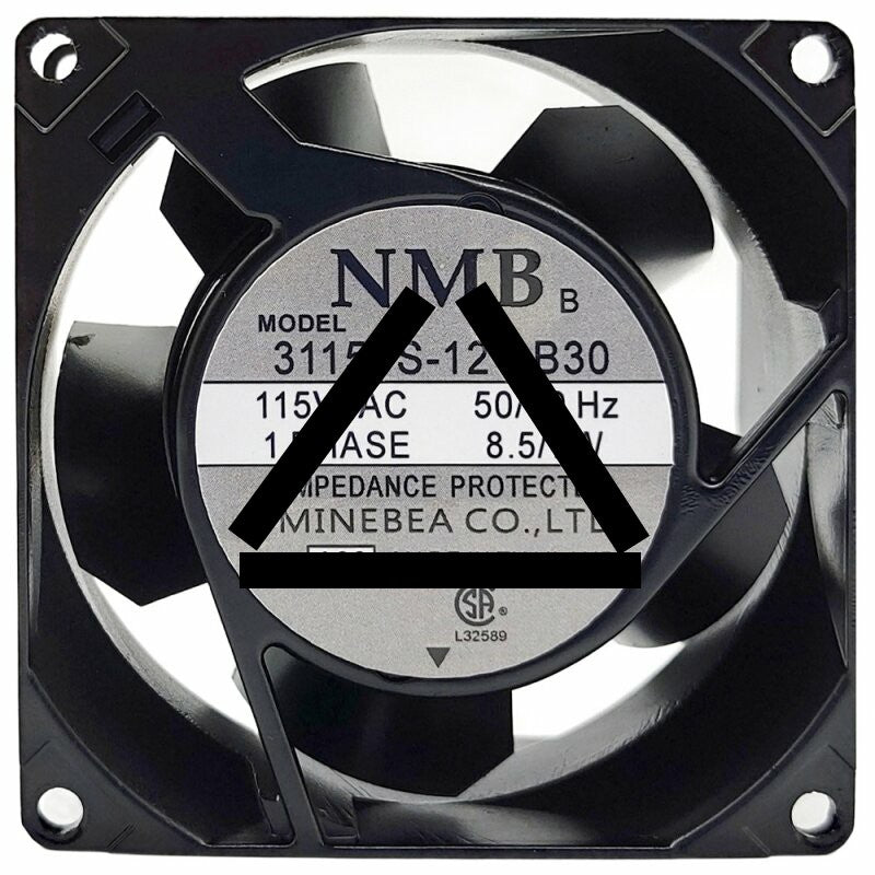 NMB 3115FS-12T-B30 AC 115V 8.5/7W Impedance Protected Axial Cooling Fan