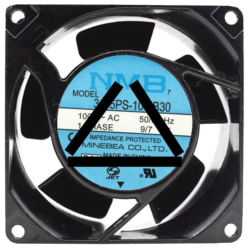 NMB 3115PS-10T-B30 100V 9/7W Impedance Protected 1 PHASE Cooling Fan