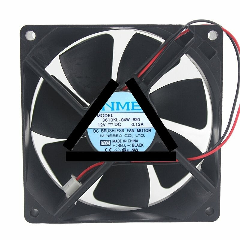 NMB 3610KL-04W-B20 DC 12V 0.12A 9025 Axial Brushless Cooling Fan