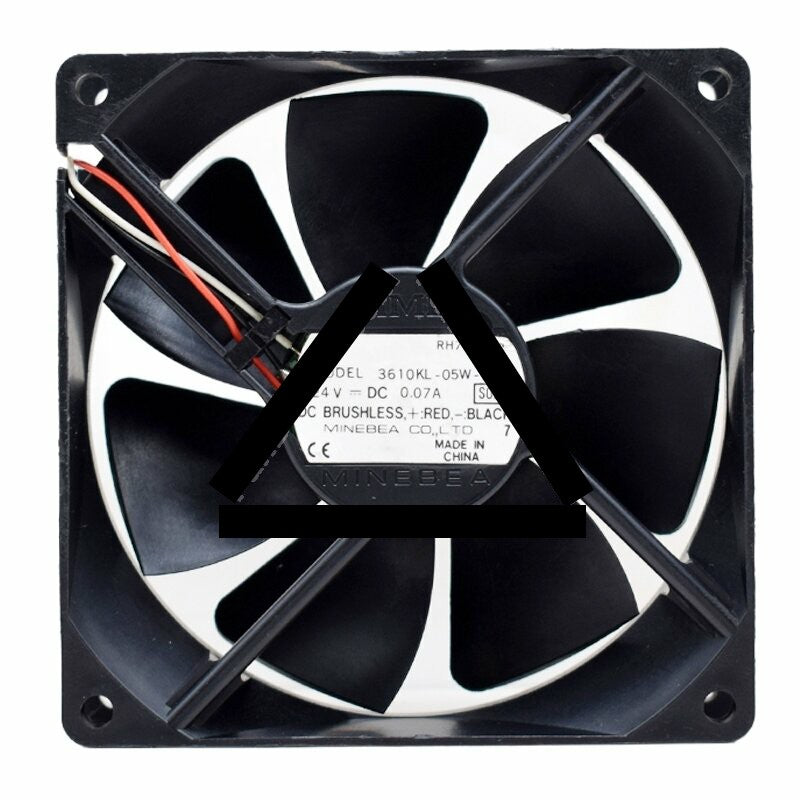 NMB 3610KL-05W-B19 DC 24V 0.07A 9025 Axial Brushless Cooling Fan
